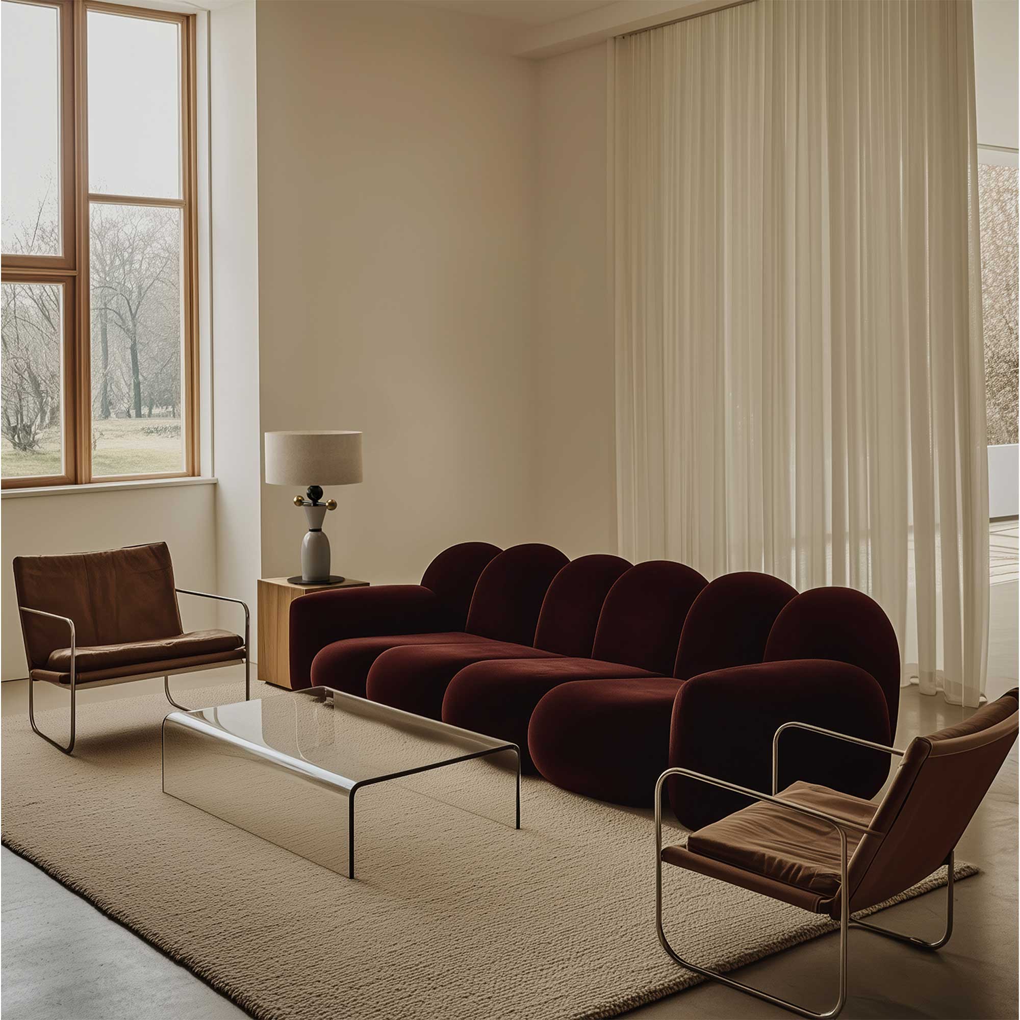 Aromas Nuro E27 stolní svítidlo