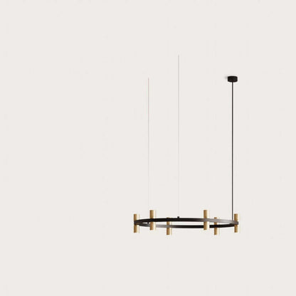 Aromas Tura LED závěsné kruhové svítidlo lustr