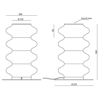 Aromas Vitree LED stolní svítidlo