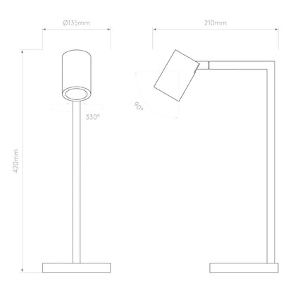 Astro Ascoli GU10 stolní svítidlo