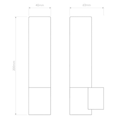 Astro Bari G9 nástěnné svítidlo IP44