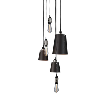 Buster & Punch HOOKED Mix E27 grafitové závěsné svítidlo