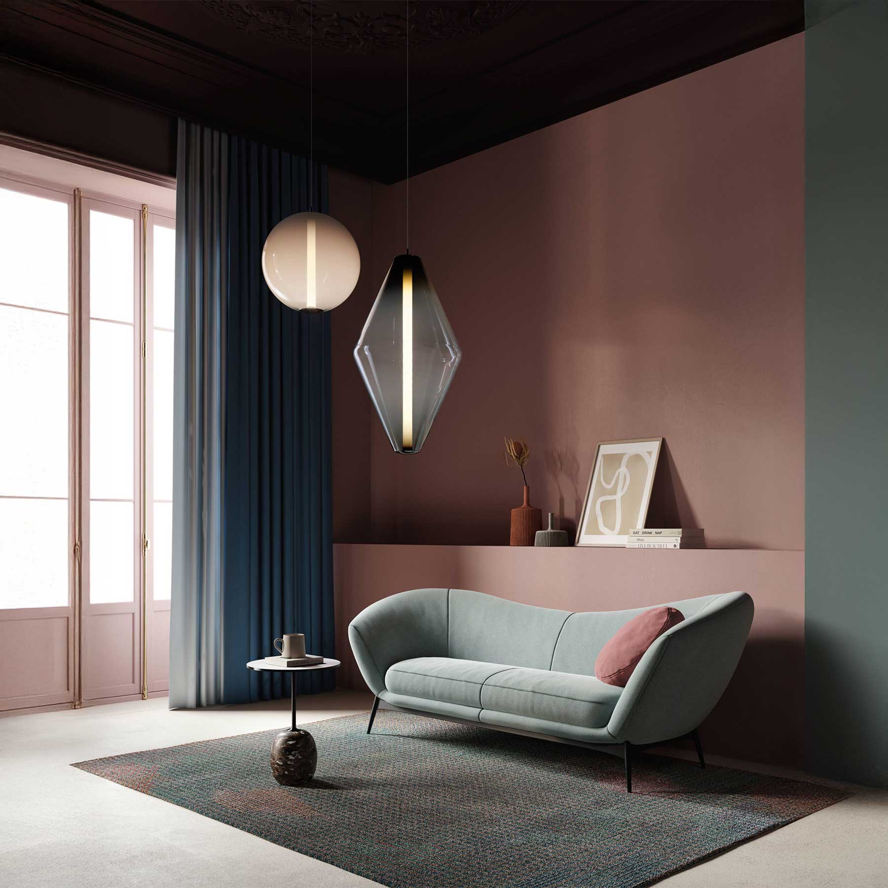 Bomma Buoy LED skleněné závěsné svítidlo