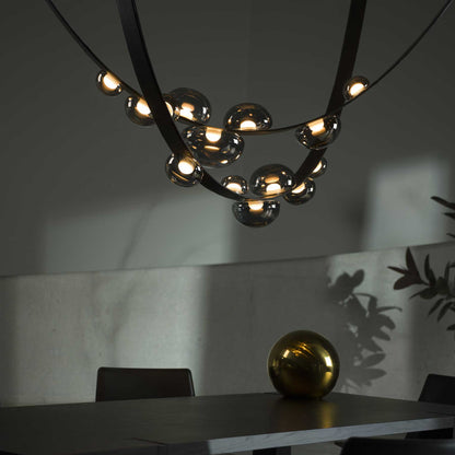 Bomma Dew Drops LED skleněné závěsné svítidlo