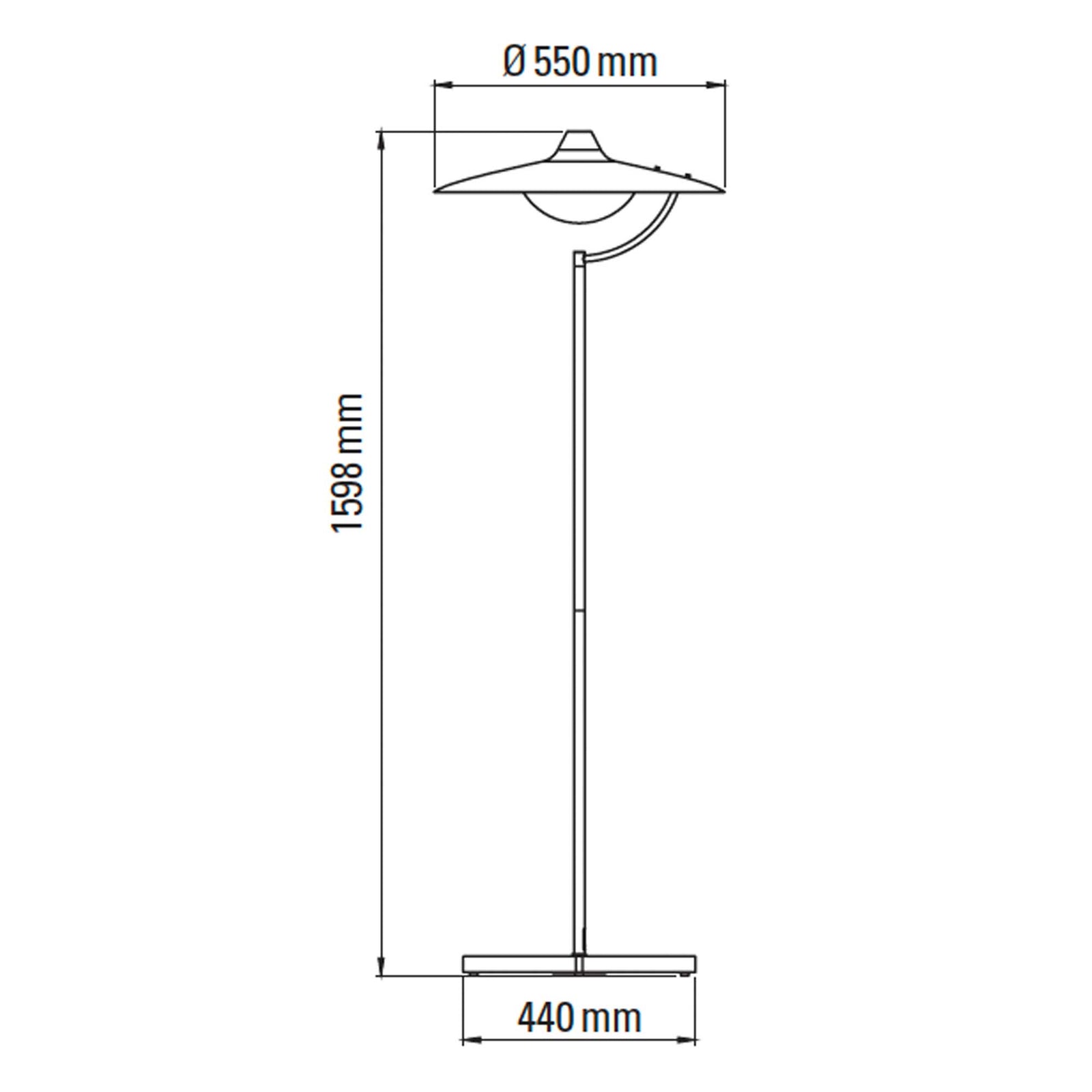Lampa podłogowa LED DCW éditions Biny