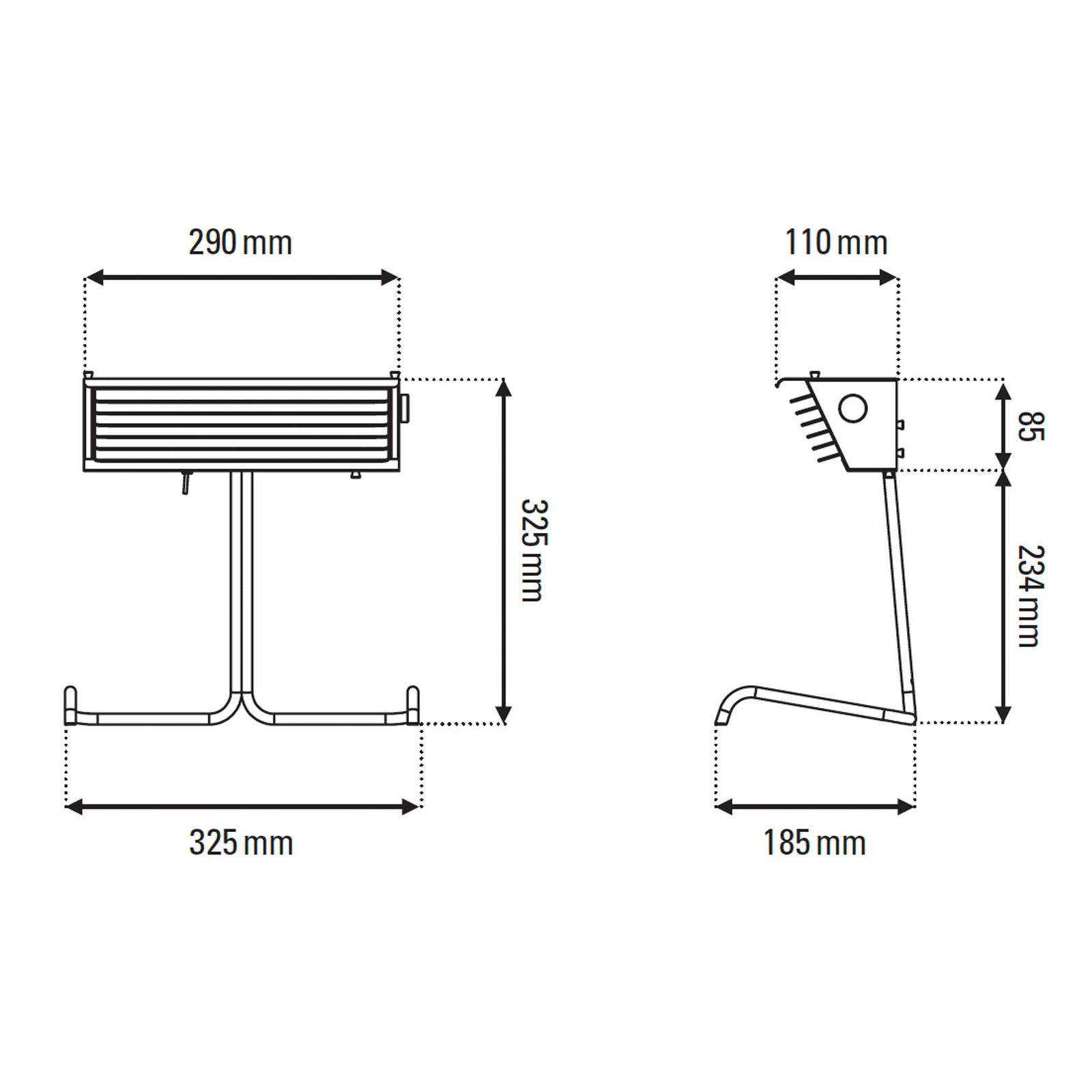 Lampa stołowa LED DCW éditions Biny