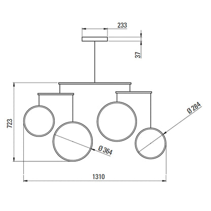 DCW éditions Focus LED závěsné svítidlo