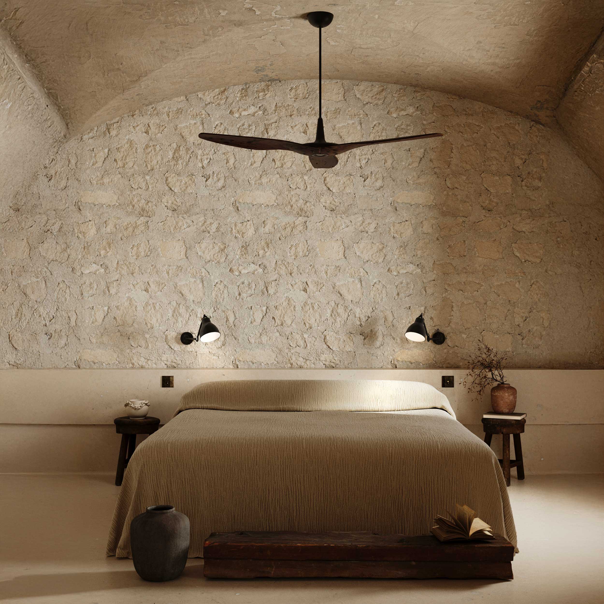 DCW éditions Lampe Gras N°204 E27 nástěnné svítidlo k posteli