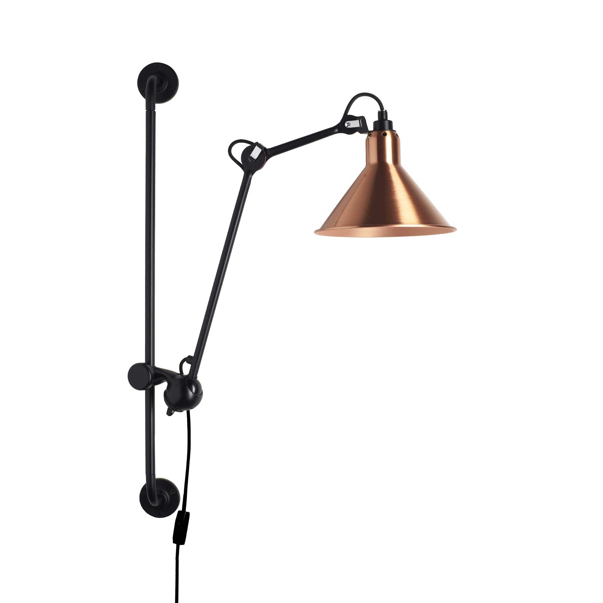 DCW éditions Lampe Gras N°210 E14 nástěnné svítidlo s vypínačem