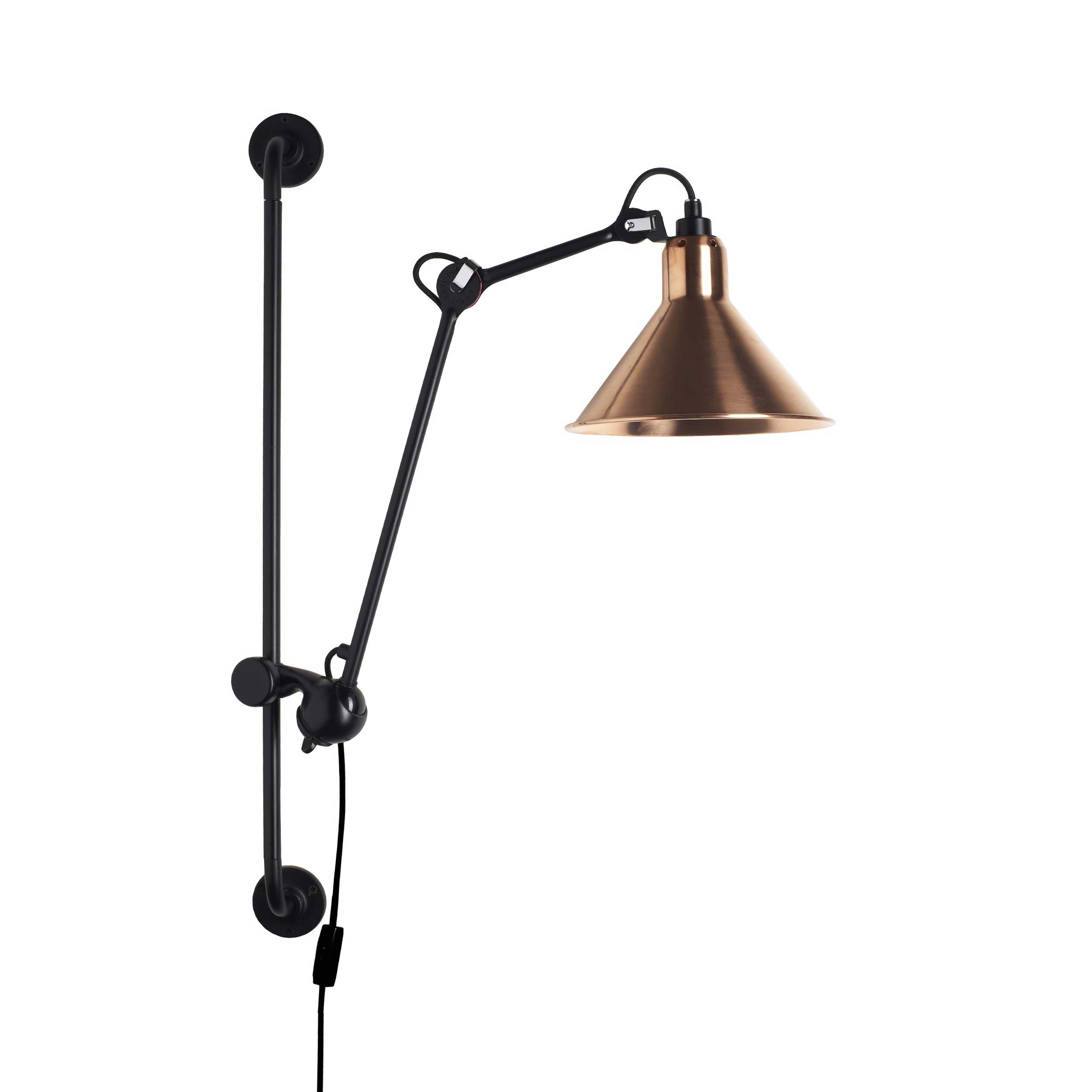 DCW éditions Lampe Gras N°210 E14 nástěnné svítidlo s vypínačem