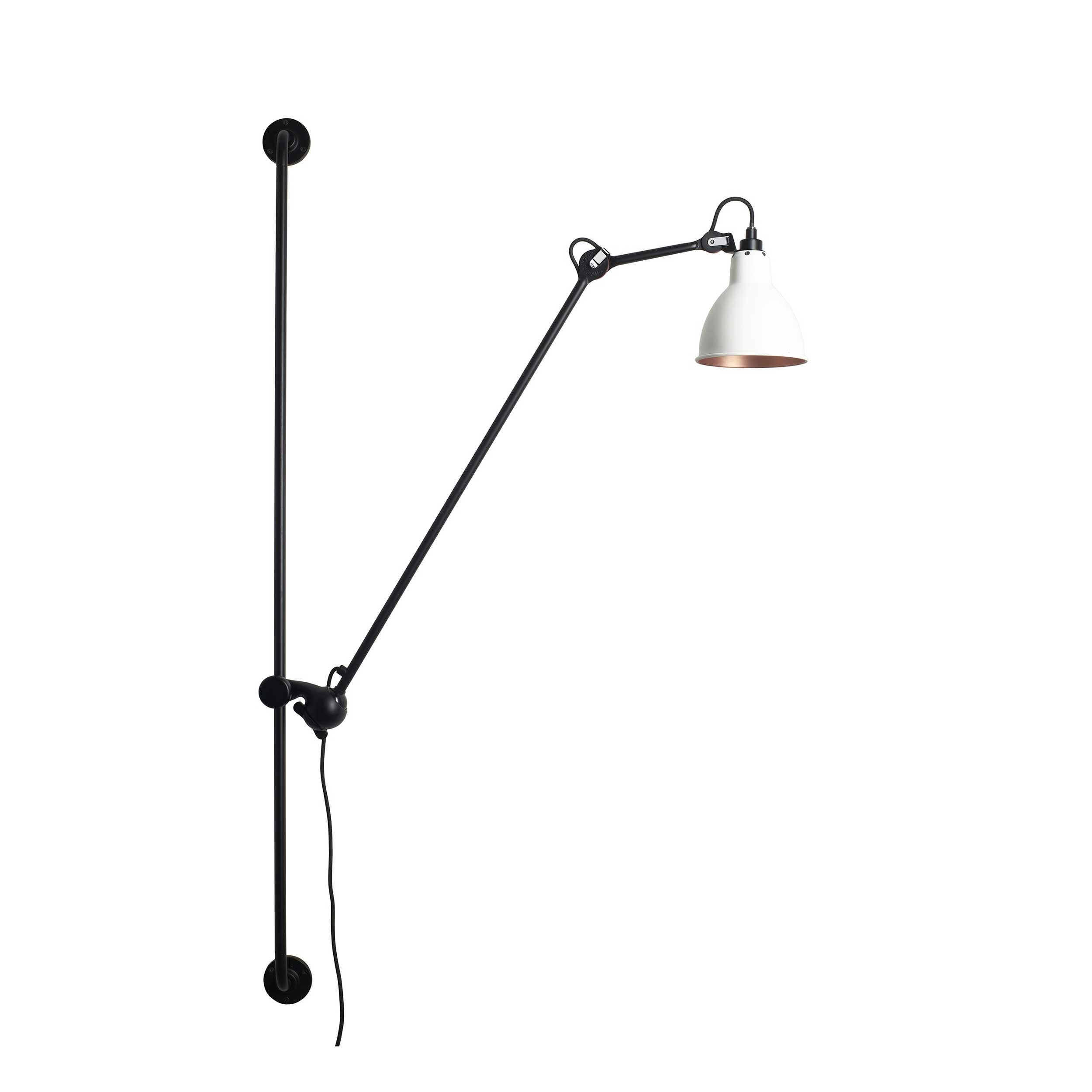 DCW éditions Lampe Gras N°214 E14 posuvné nástěnné svítidlo