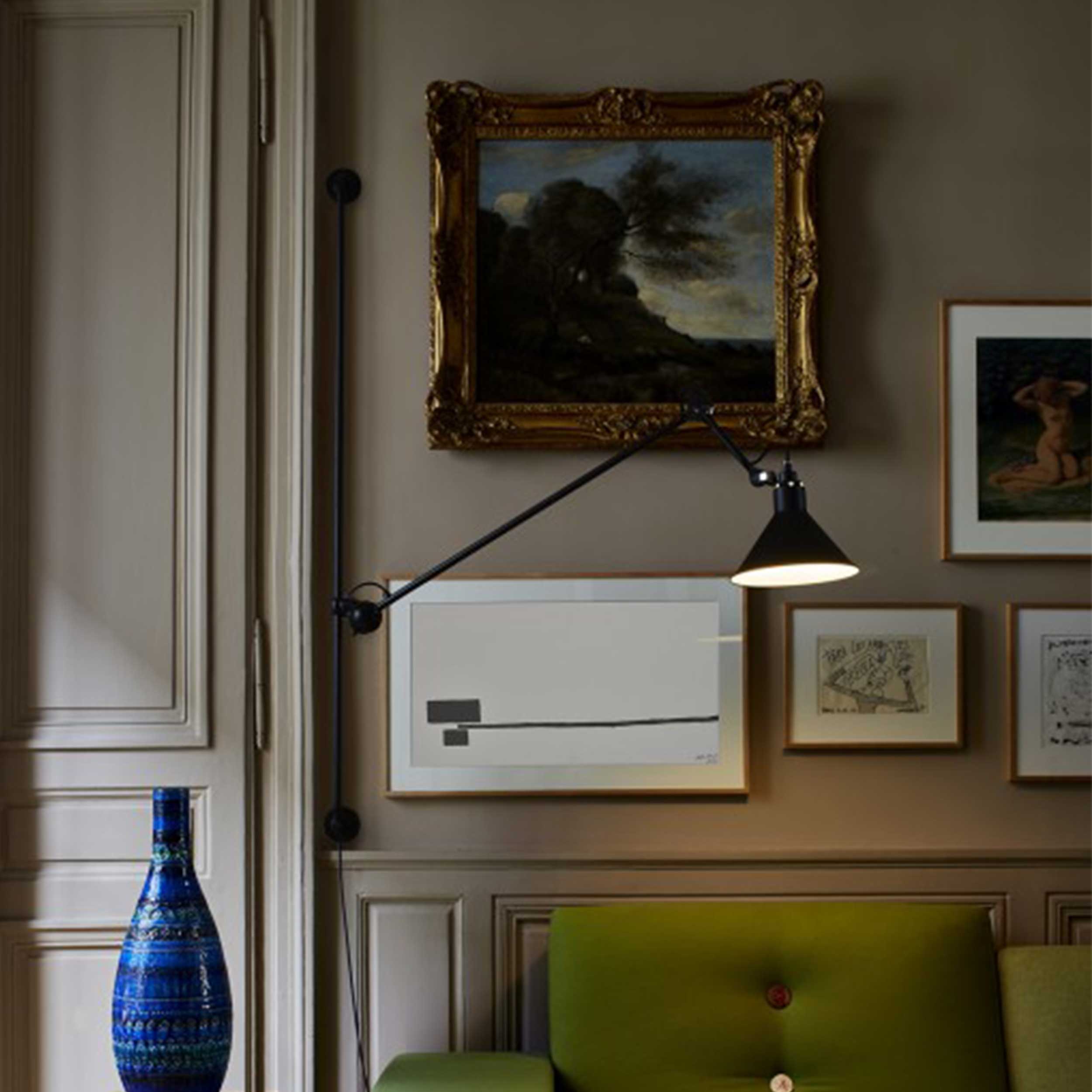 DCW éditions Lampe Gras N°214 E14 posuvné nástěnné svítidlo