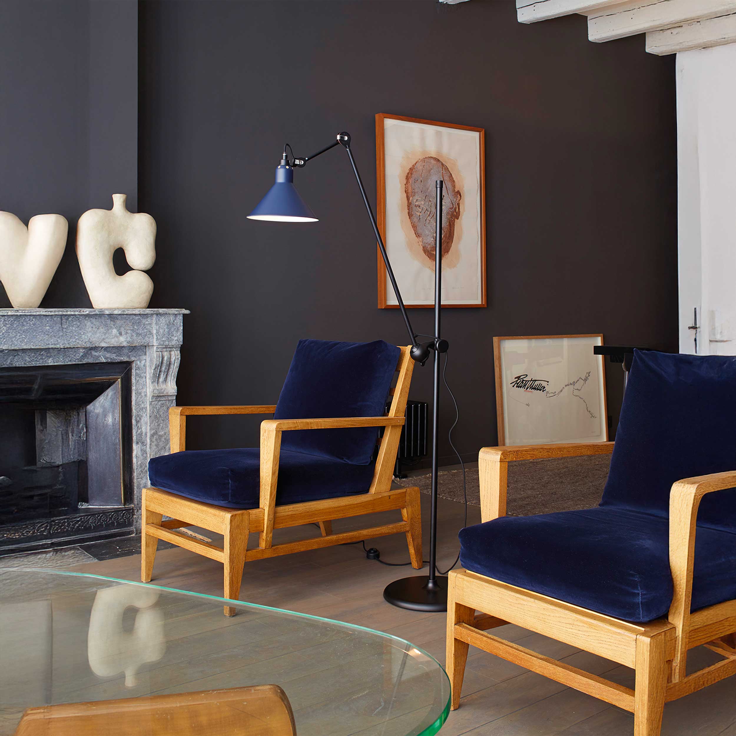 DCW éditions Lampe Gras N°215 E14 stojací svítidlo