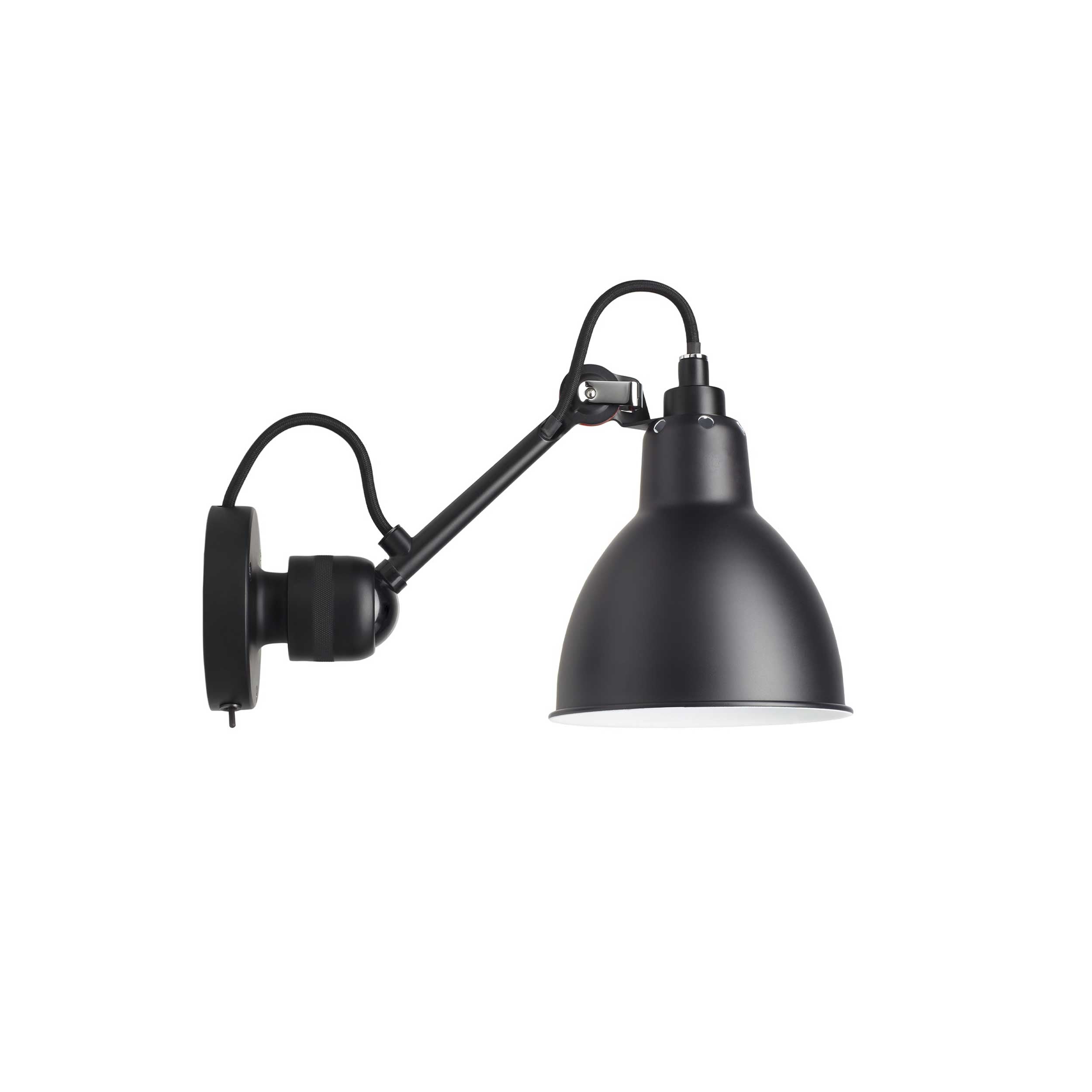 DCW éditions Lampe Gras N°304 E14 nástěnné svítidlo černé