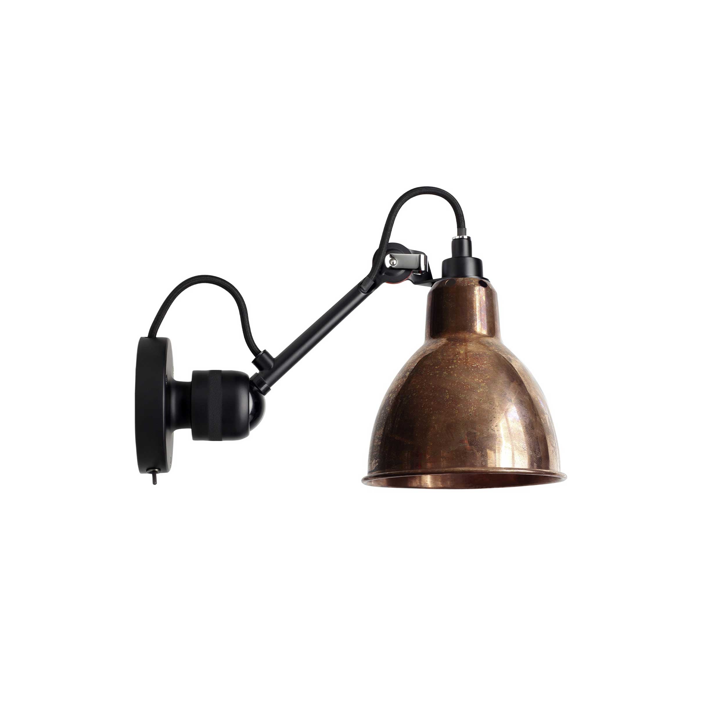 DCW éditions Lampe Gras N°304 E14 nástěnné svítidlo černé