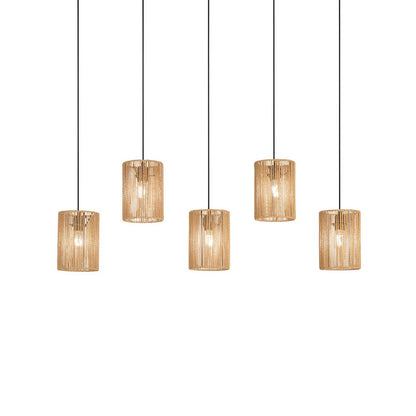 Faneurope Tropikana 5xE27 závěsné svítidlo z papíru
