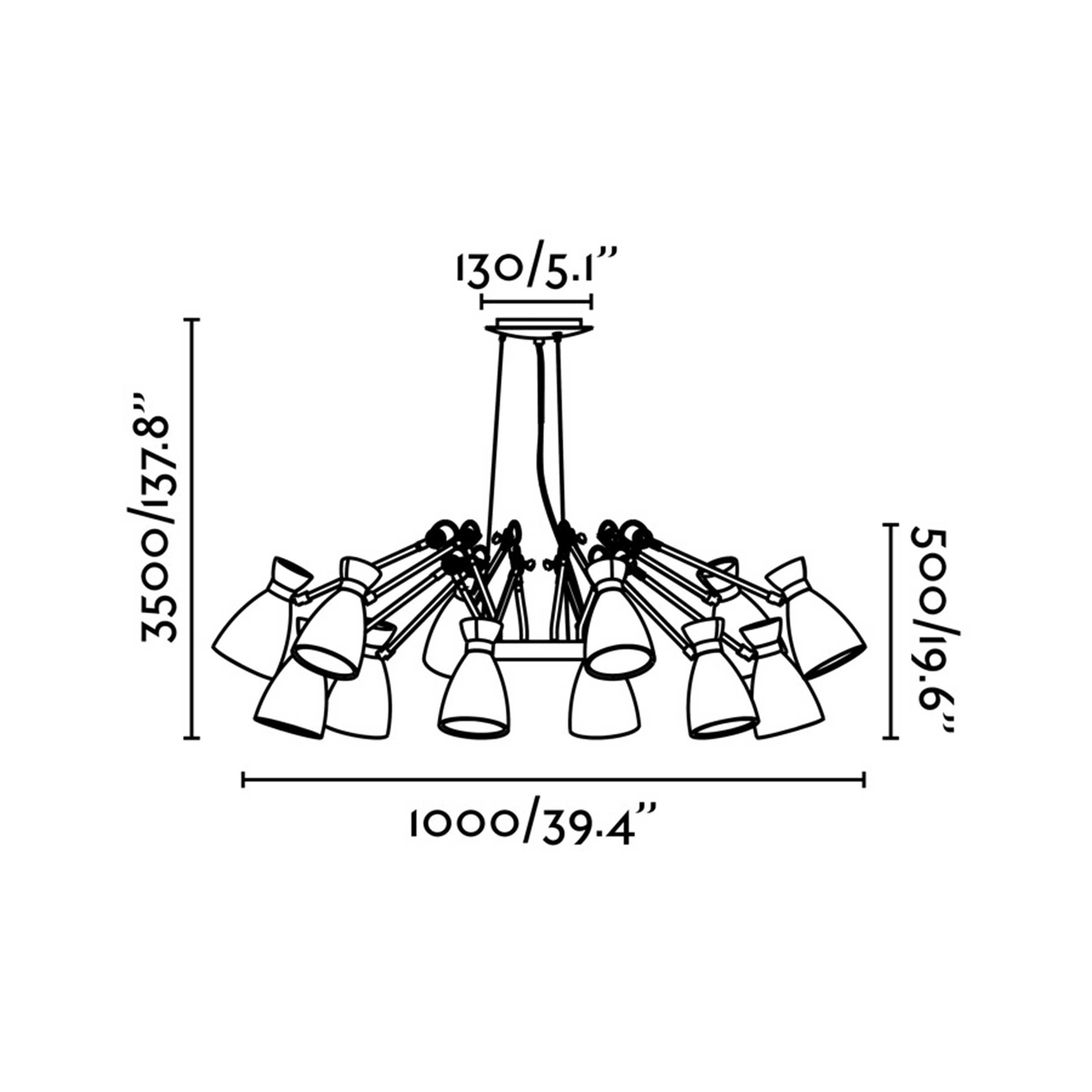 Faro Retro E14 závěsné svítidlo lustr