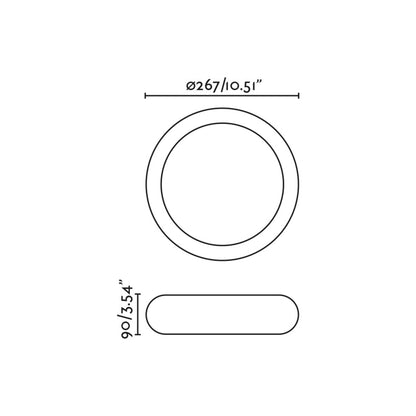 Faro Anga LED přisazené venkovní svítidlo IP44