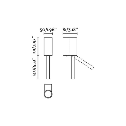 Faro Dante LED nástěnné svítidlo