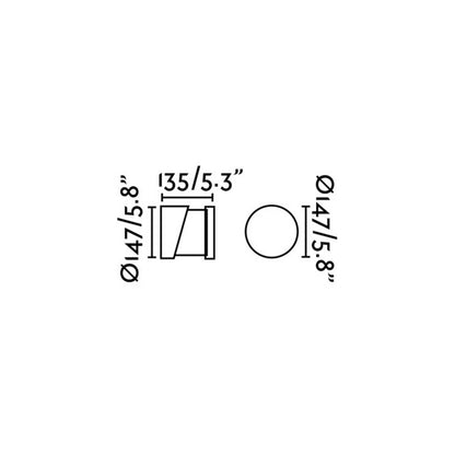 Faro Block E27 zewnętrzna lampa ścienna IP65