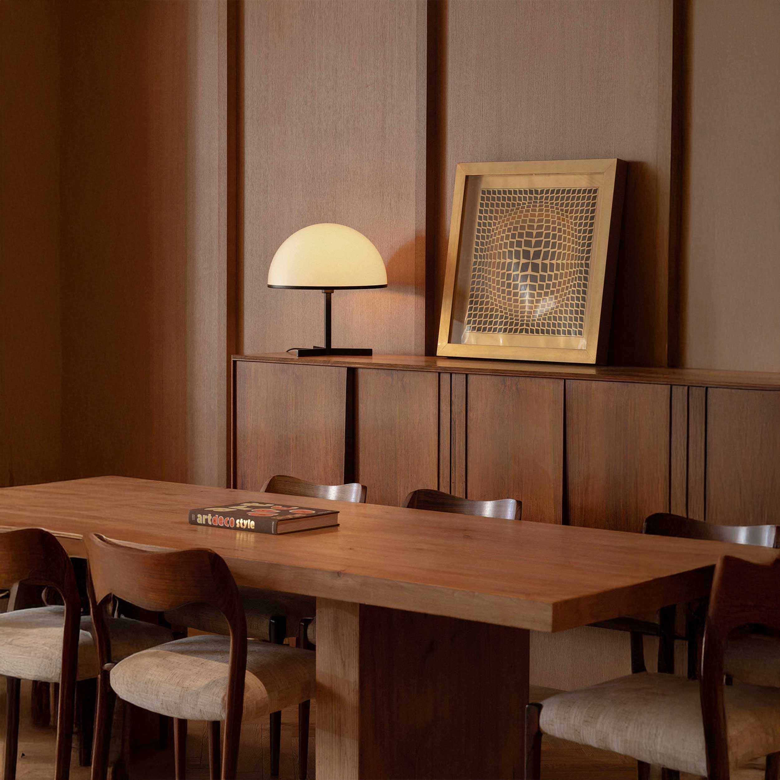 Faro Dome M E27 stolní svítidlo stmívatelné