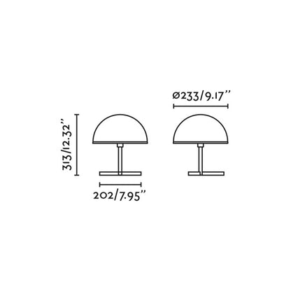 Faro Dome S E27 stolní svítidlo