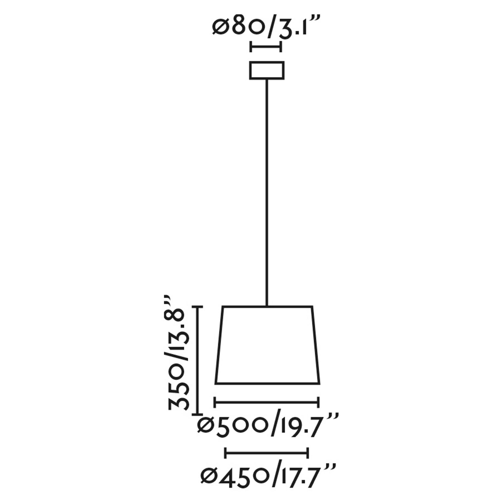 Oprawa wisząca Faro Samba E27