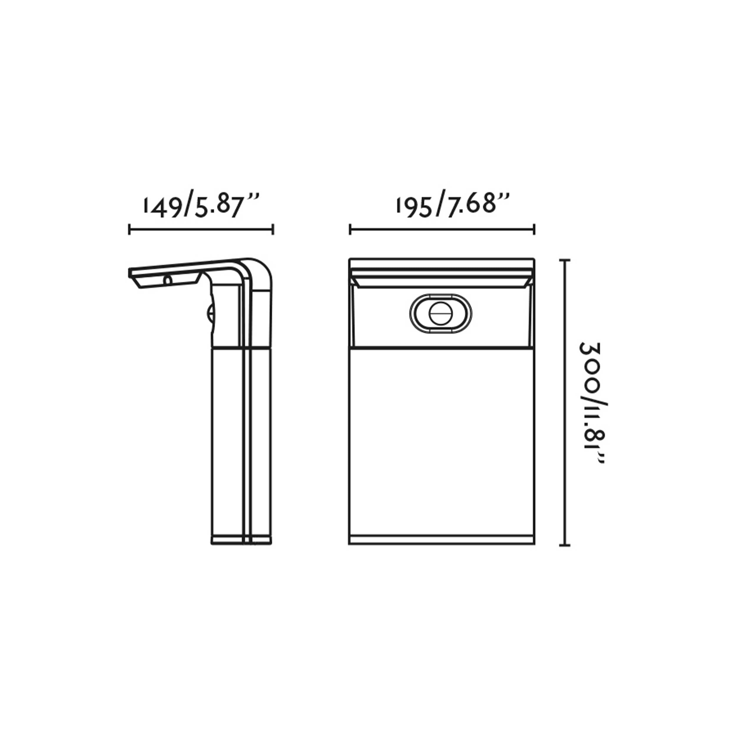 Faro Luma LED sloupkové venkovní svítidlo IP65