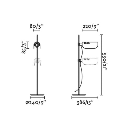 Faro Martinica E27 stolní svítidlo