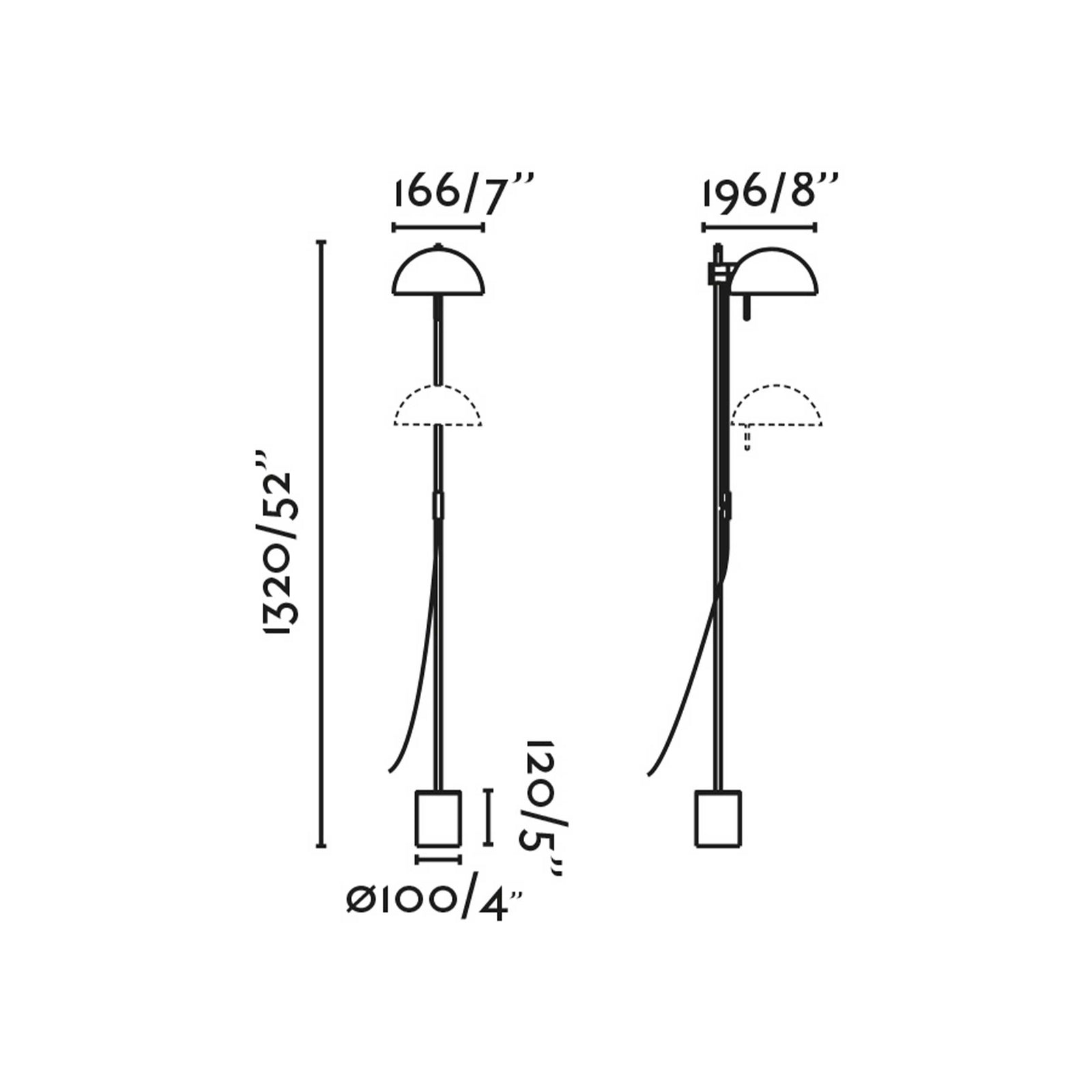 Lampa podłogowa Faro Matilda E14