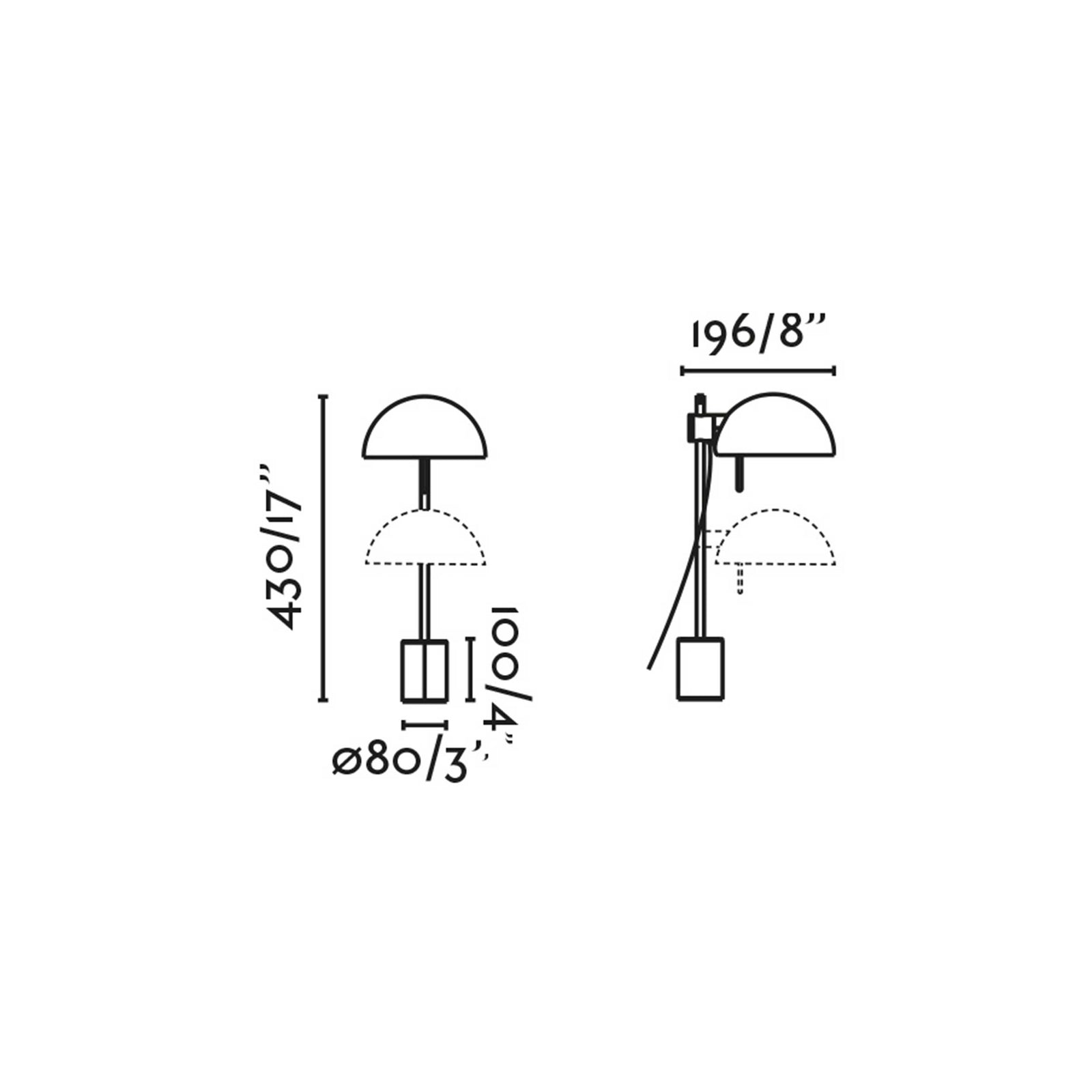 Lampa stołowa Faro Matilda E14