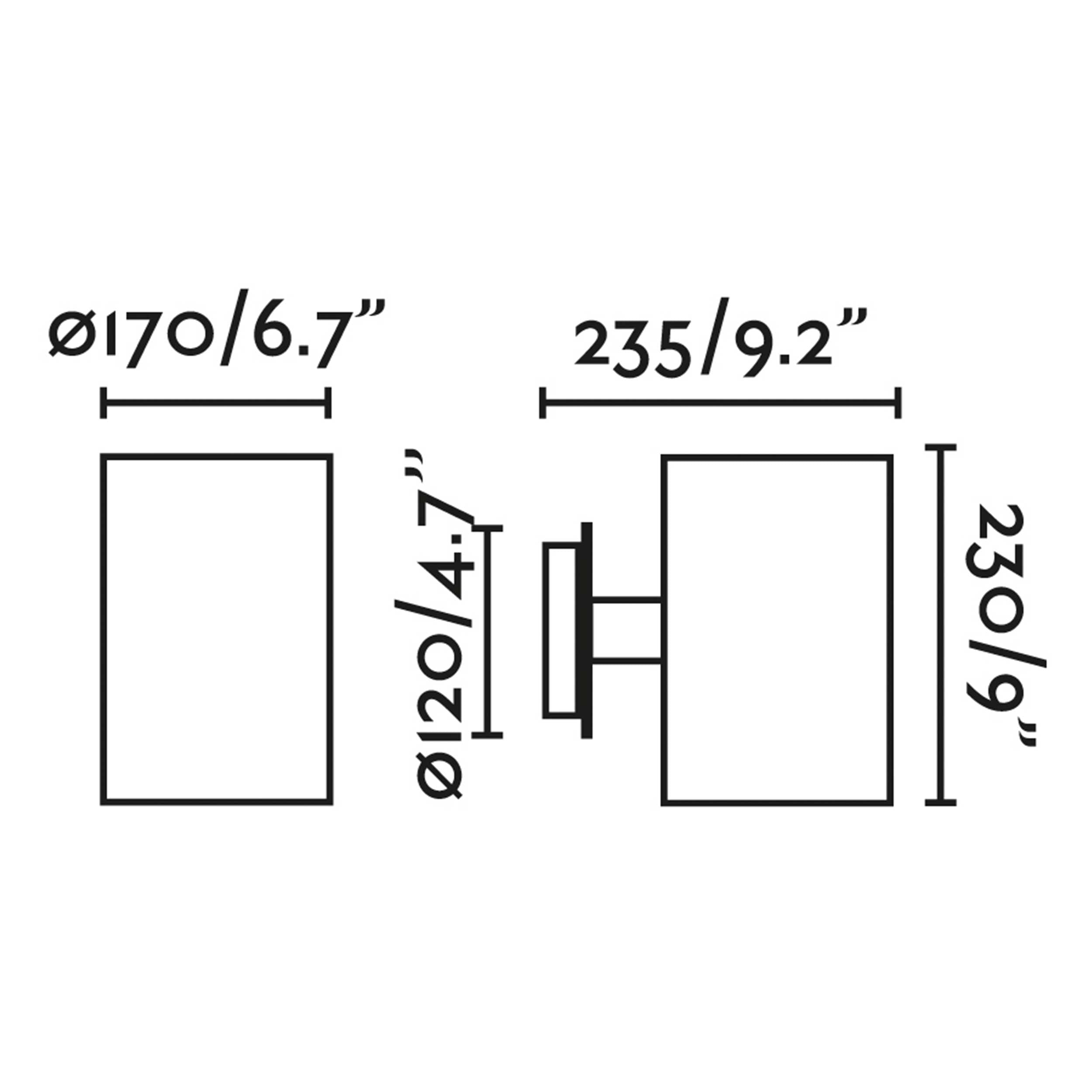 Lampa ścienna Faro Guadalupe E27