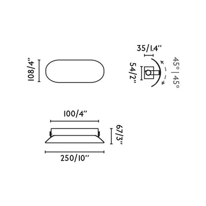 Faro Novo LED nástěnné ambientní svítidlo