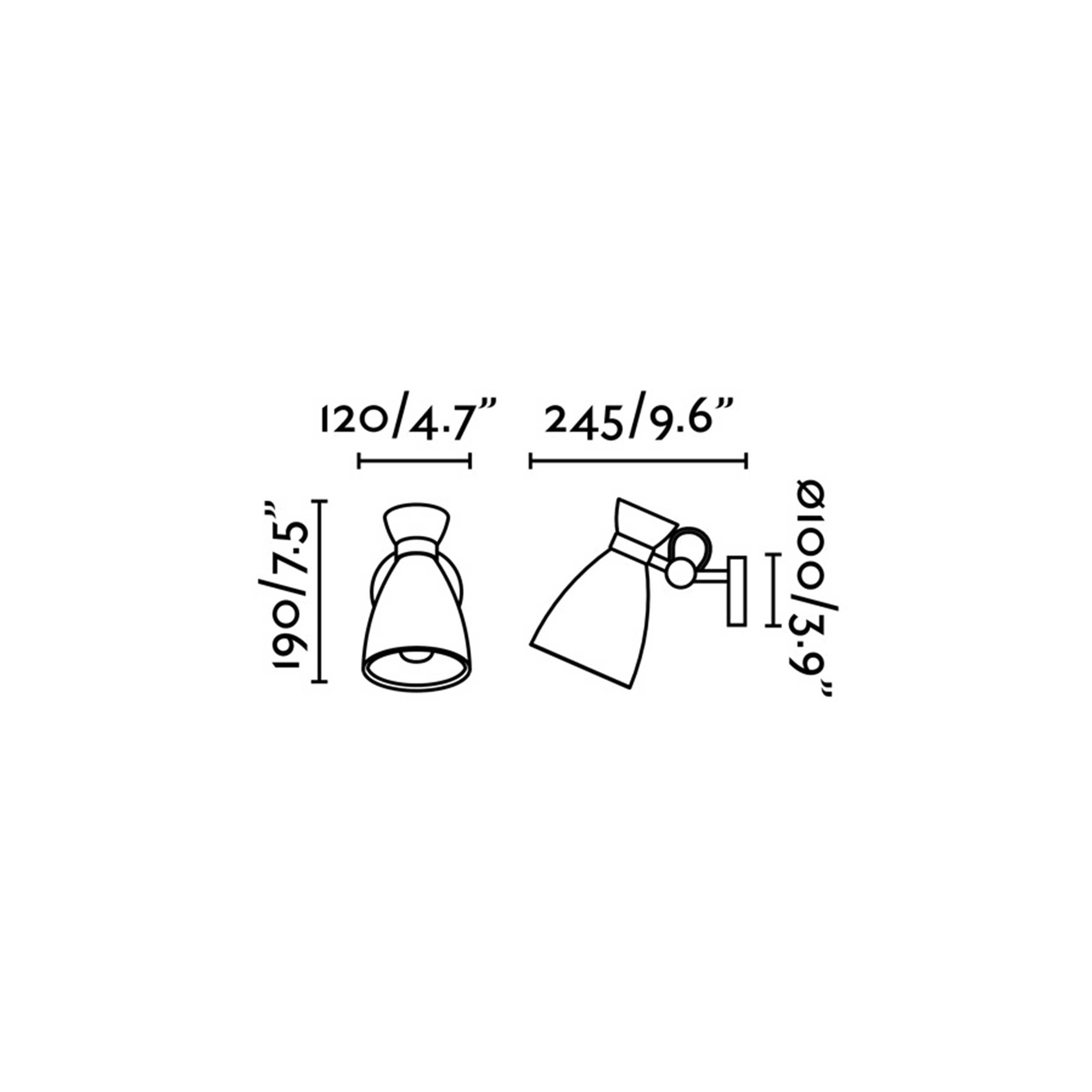 Faro Retro E14 nástěnné svítidlo