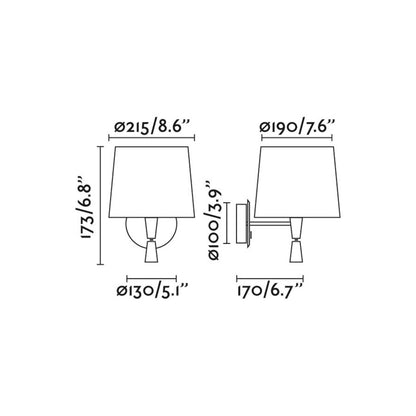 Faro Berni E27 table light