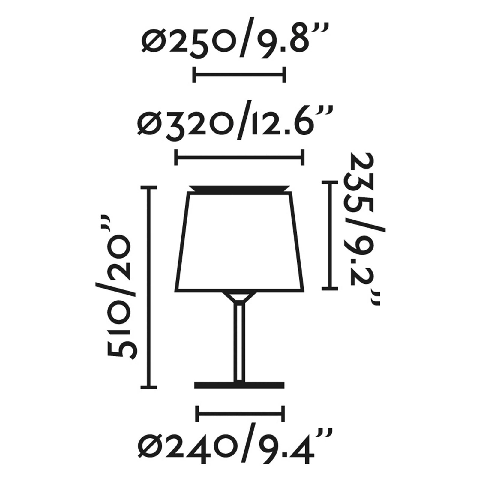 Lampa stołowa Faro Berni E27