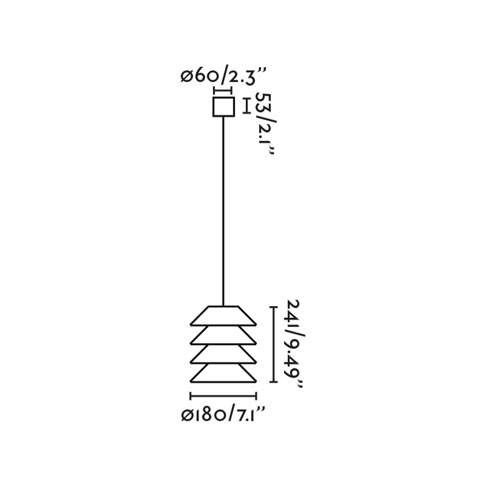 Faro Toba E27 wisząca oprawa zewnętrzna IP65