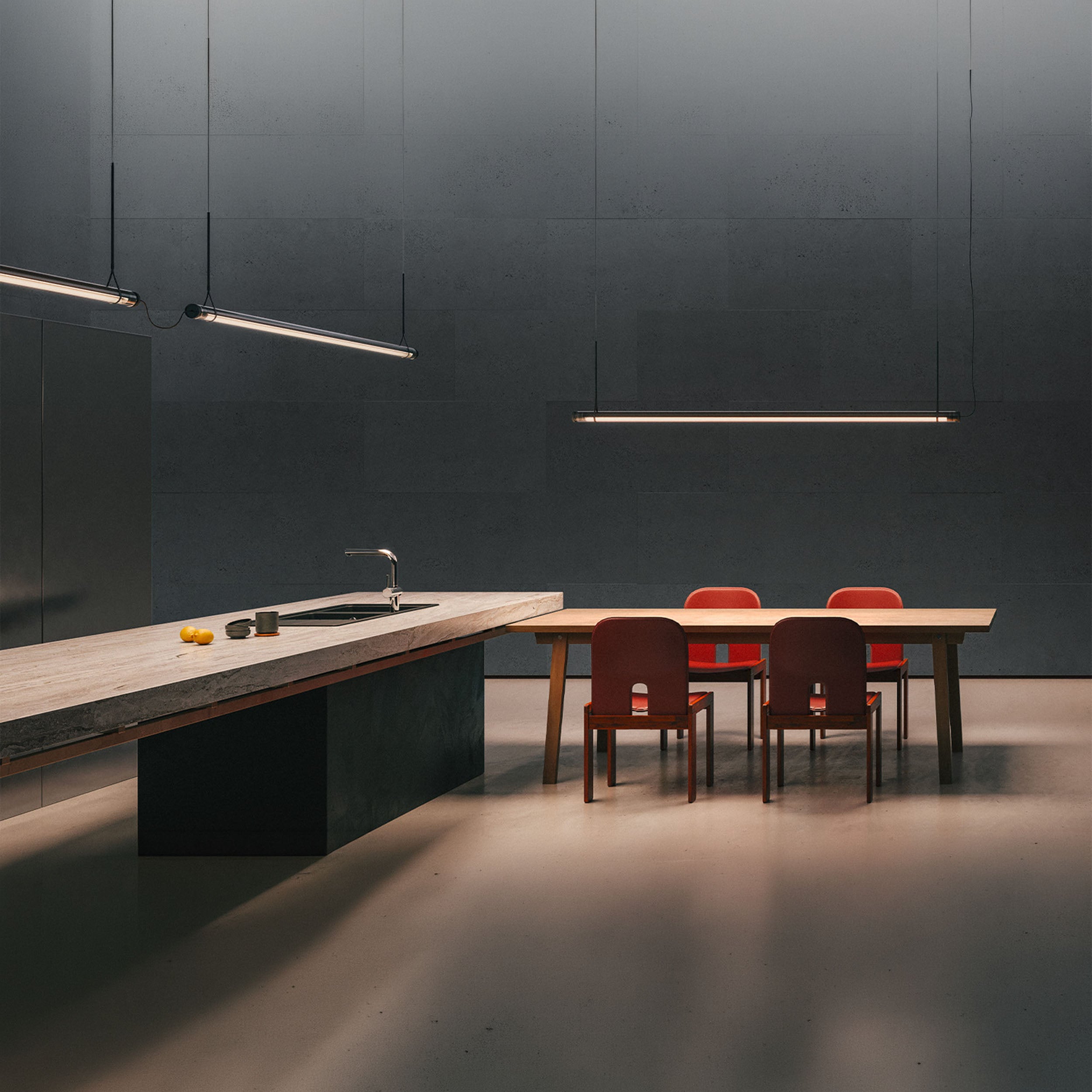 Marset Fris Pro LED 155 – wisząca oprawa liniowa