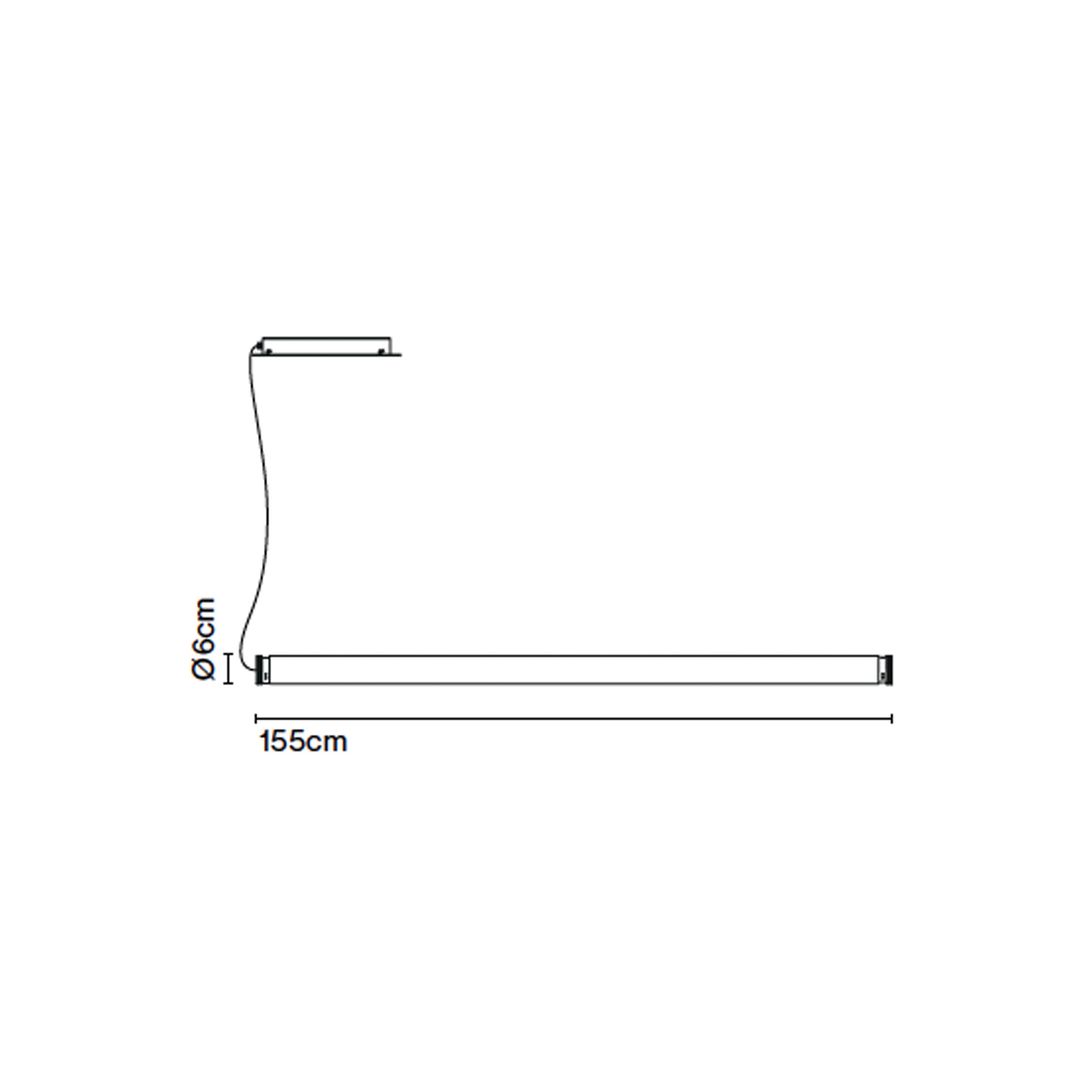 Marset Fris Pro LED 155 – wisząca oprawa liniowa