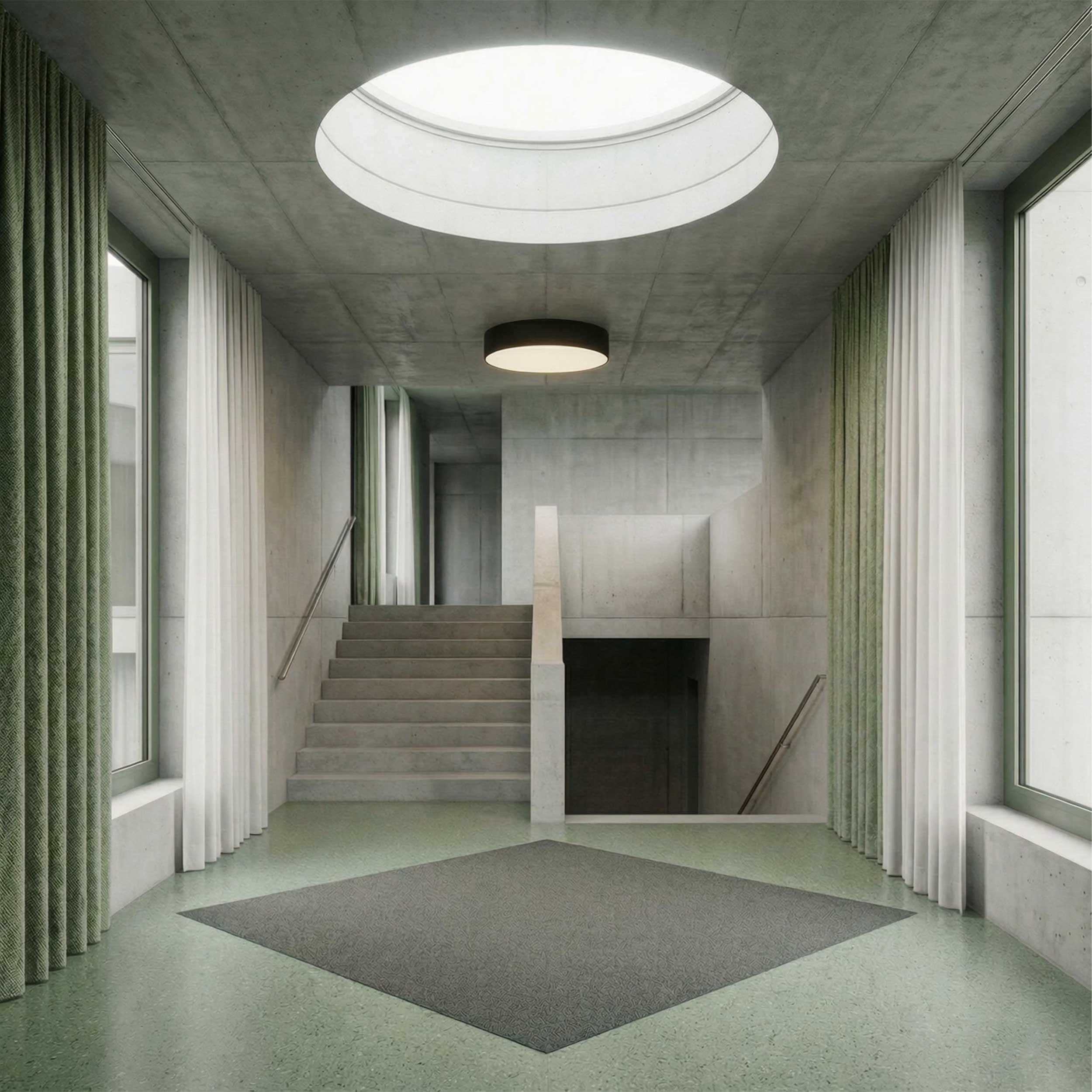 Okrągła oprawa wisząca Fabio LED CCT