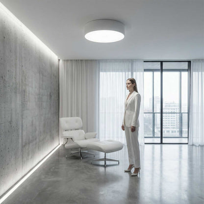 Okrągła oprawa wisząca Fabio LED CCT