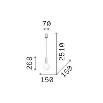 Oprawa wisząca LED Ideal lux Odeon
