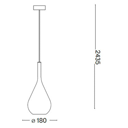 Ideal Lux Kalique E27 závěsné svítidlo
