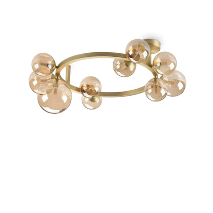 Okrągła oprawa wisząca Ideal lux Perlage G9