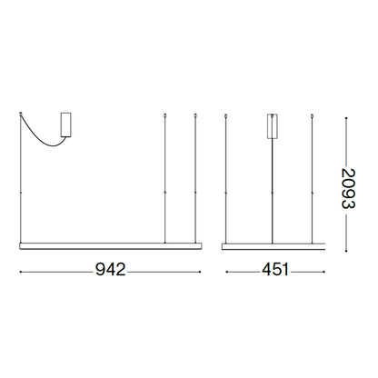 Lampa wisząca LED Ideal lux Waves