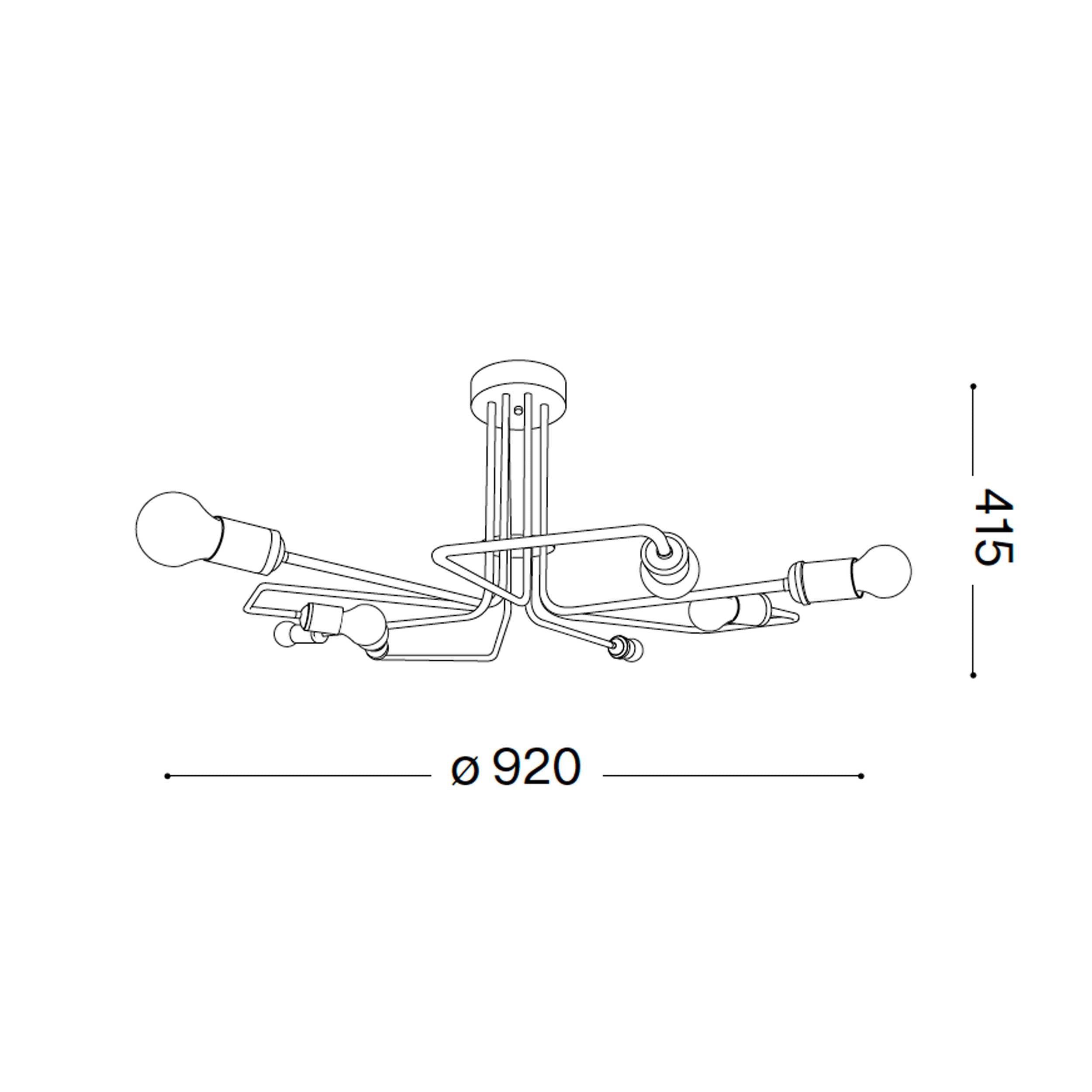 Oprawa wisząca LED Ideal lux Dorica