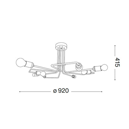 Oprawa wisząca LED Ideal lux Dorica