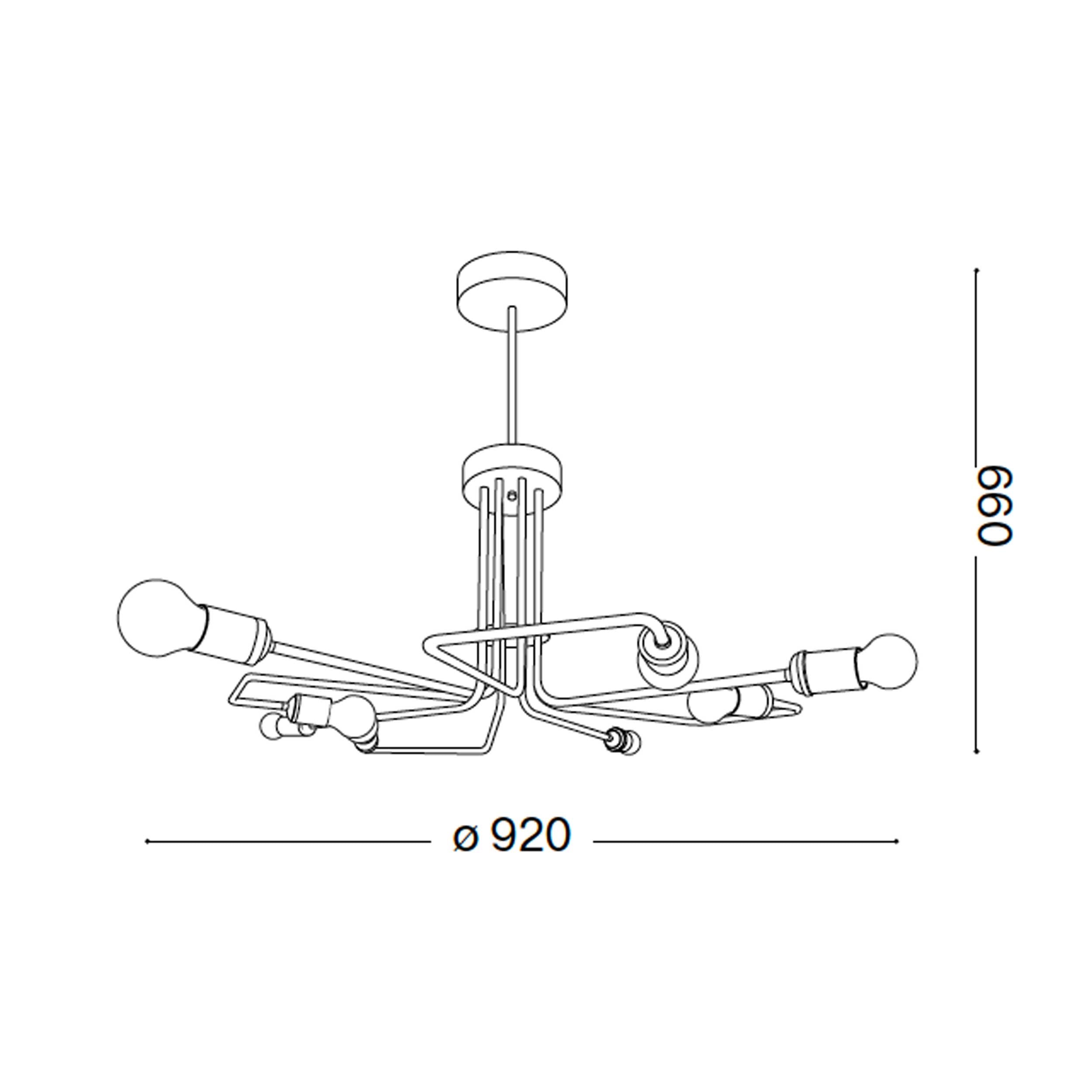 Oprawa wisząca LED Ideal lux Dorica