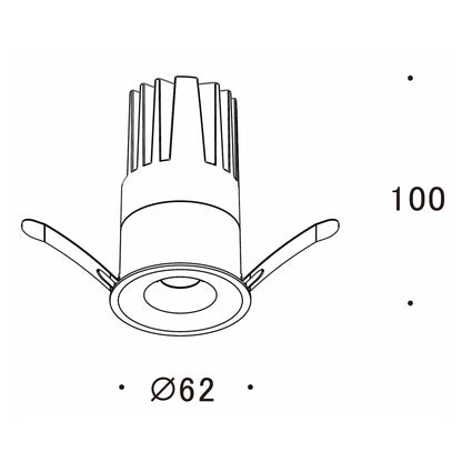 Intra L LED zápustné svítidlo Ra>90