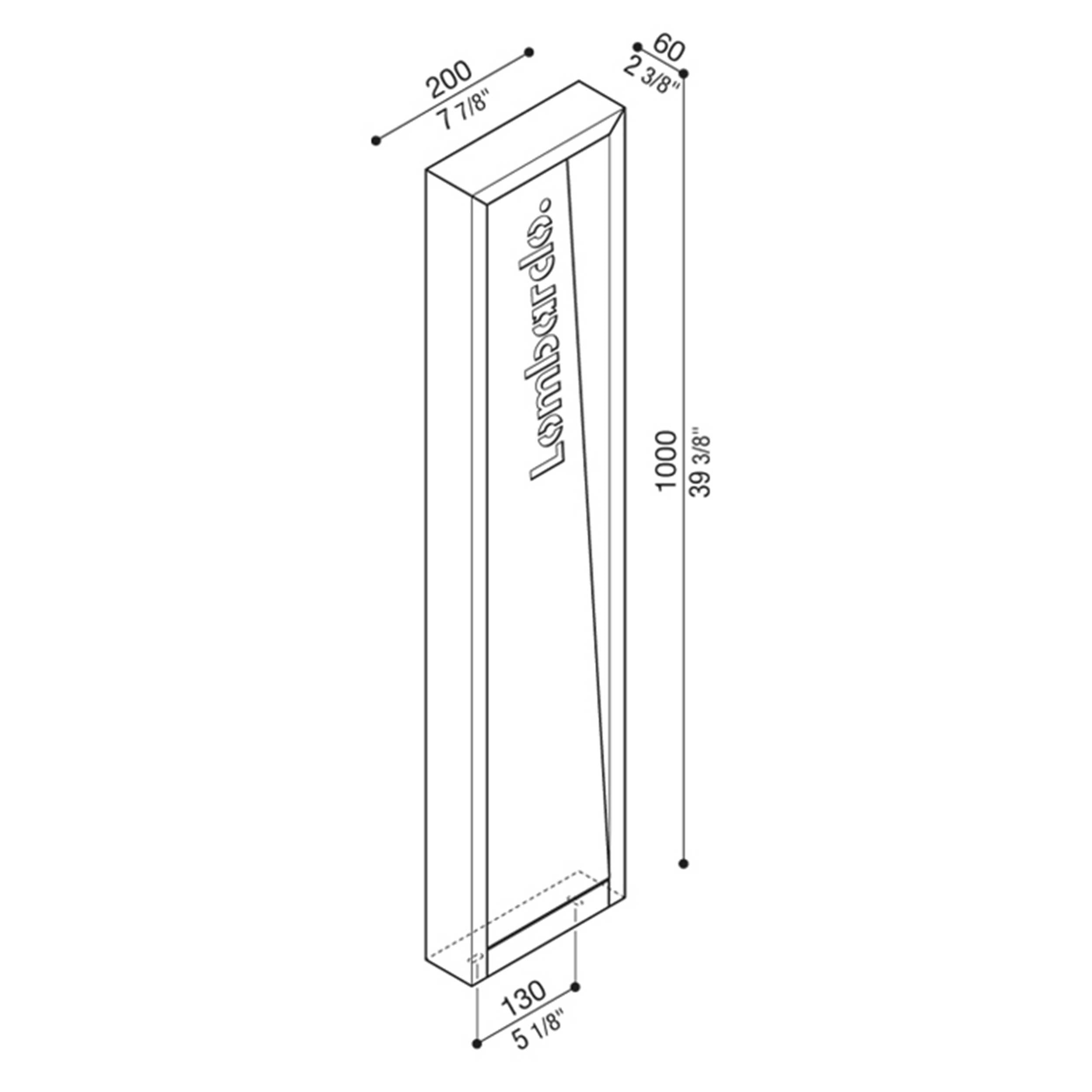 Lombardo Arke FULL Code LED venkovní sloupkové svítidlo IP66 24V